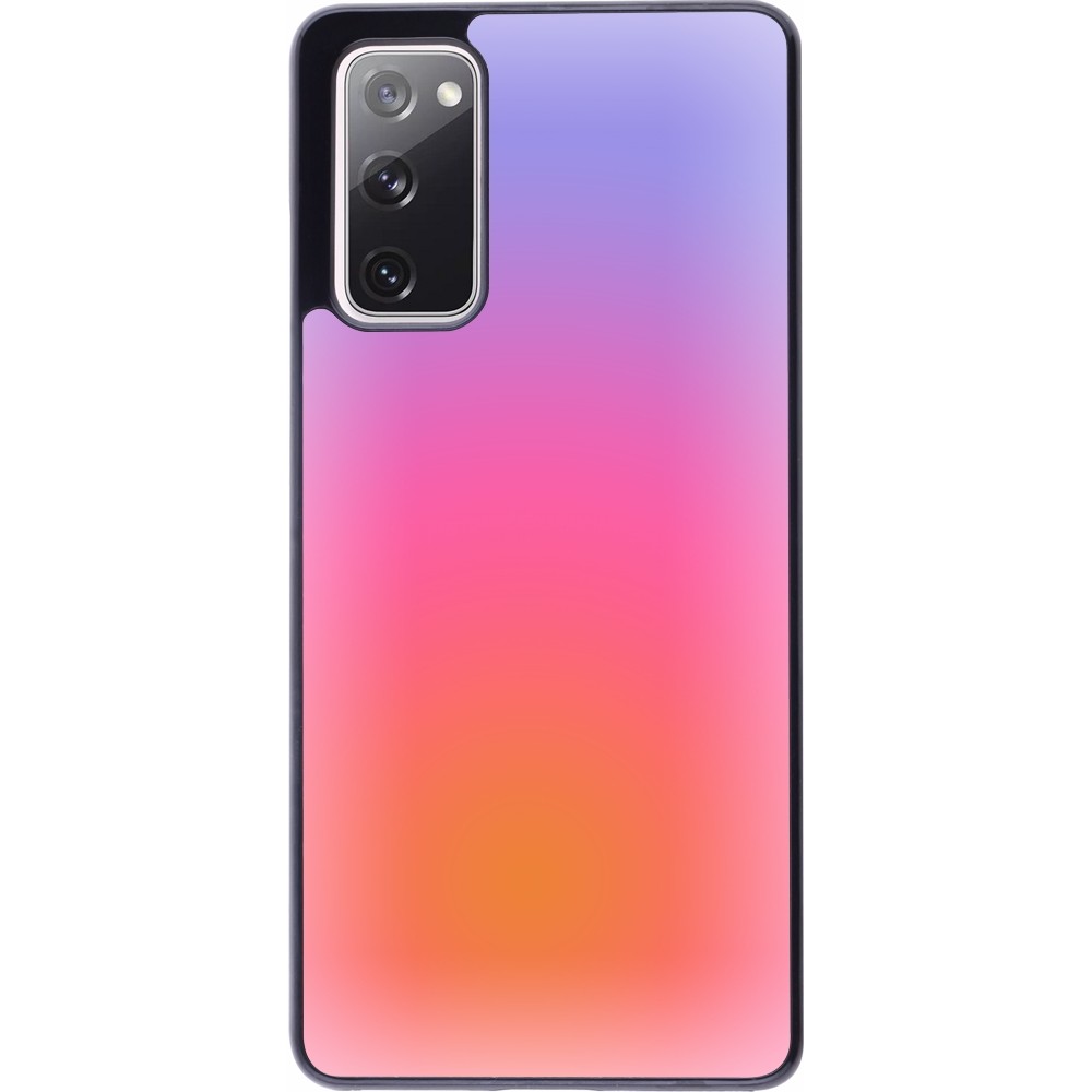 Samsung Galaxy S20 FE 5G Case Hülle - Orange Pink Blue Gradient