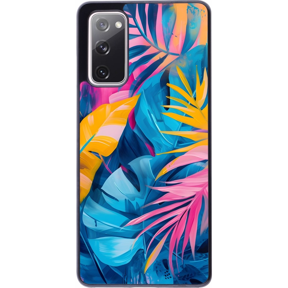 Samsung Galaxy S20 FE 5G Case Hülle - Palms Blue