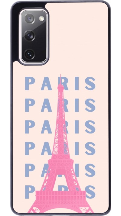 Samsung Galaxy S20 FE 5G Case Hülle - Paris Pink Print