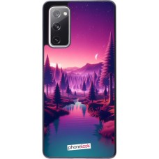 Samsung Galaxy S20 FE 5G Case Hülle - Lila-rosa Landschaft