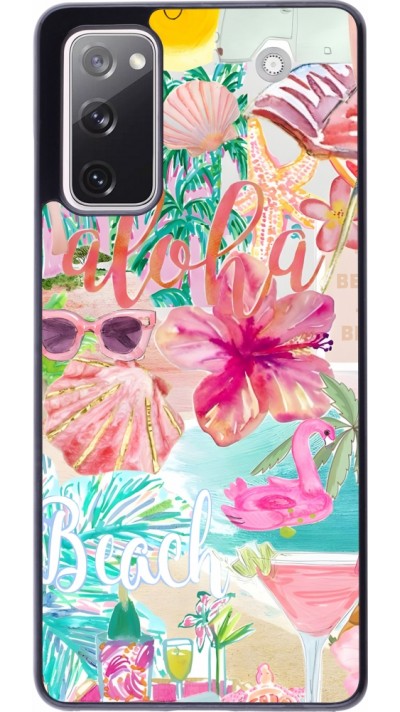 Samsung Galaxy S20 FE 5G Case Hülle - Preppy Collage Aloha