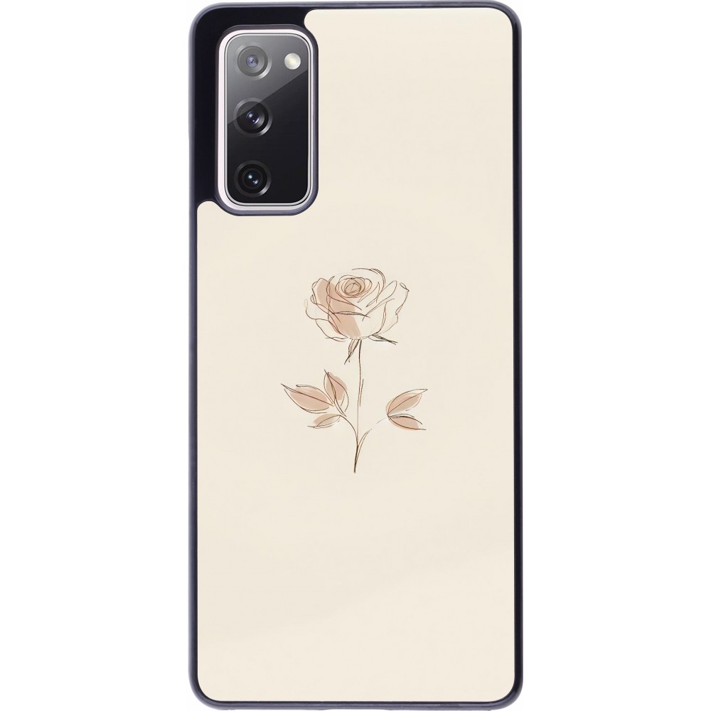 Samsung Galaxy S20 FE 5G Case Hülle - Rosa Sand Minimalistisch