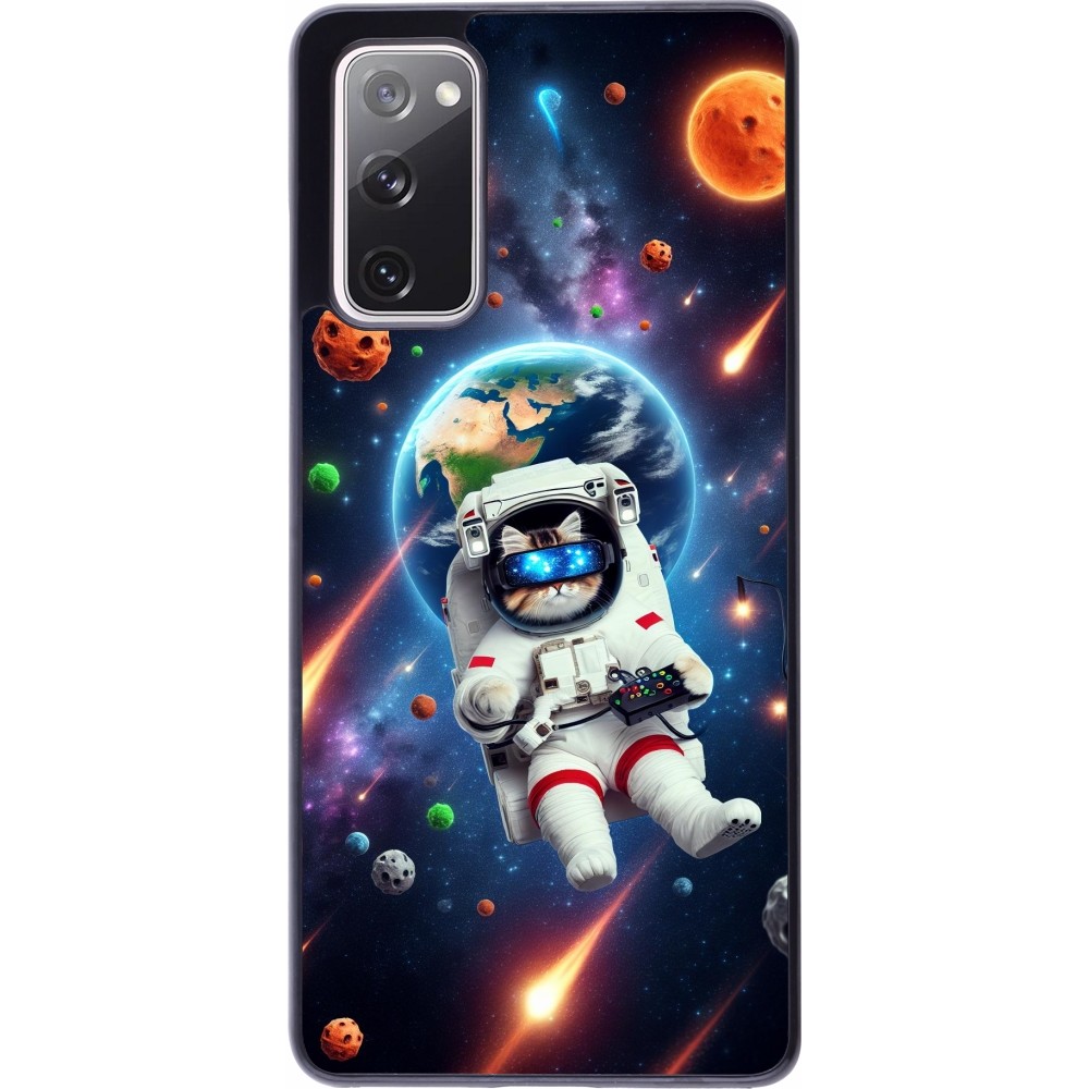 Samsung Galaxy S20 FE 5G Case Hülle - VR SpaceCat Odyssee