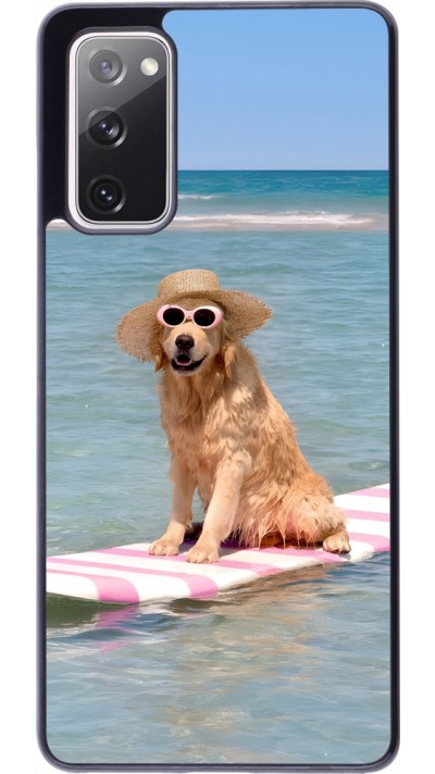 Samsung Galaxy S20 FE 5G Case Hülle - Summer Dog on Paddle