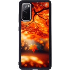 Samsung Galaxy S20 FE 5G Case Hülle - Silikon schwarz Herbst Magisch Orange