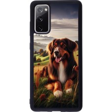 Samsung Galaxy S20 FE 5G Case Hülle - Silikon schwarz Hund Land Schweiz