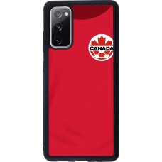 Samsung Galaxy S20 FE 5G Case Hülle - Silikon schwarz Kanada 2022 personalisierbares Fussballtrikot