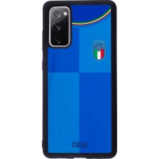 Samsung Galaxy S20 FE 5G Case Hülle - Silikon schwarz Italien 2022 personalisierbares Fußballtrikot