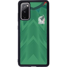 Samsung Galaxy S20 FE 5G Case Hülle - Silikon schwarz Mexiko 2022 personalisierbares Fussballtrikot