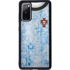 Samsung Galaxy S20 FE 5G Case Hülle - Silikon schwarz Portugal Away personalisierbares Fussballtrikot