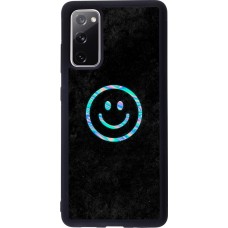 Samsung Galaxy S20 FE 5G Case Hülle - Silikon schwarz Happy smiley irisirt