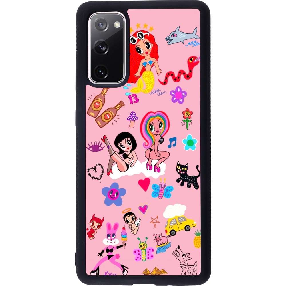 Samsung Galaxy S20 FE 5G Case Hülle - Silikon schwarz Karol G La Bichota Manana Sera Bonito