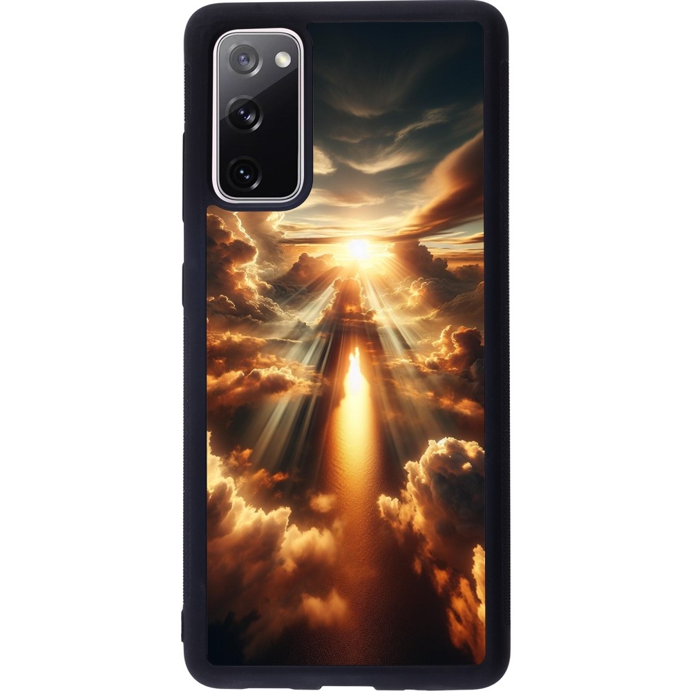 Samsung Galaxy S20 FE 5G Case Hülle - Silikon schwarz Himmelsleuchten Zenit