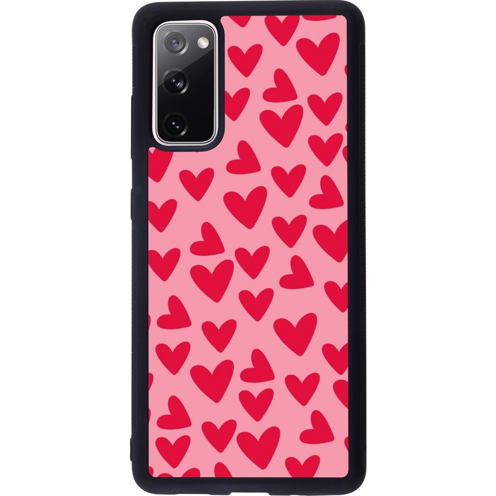 Samsung Galaxy S20 FE 5G Case Hülle - Silikon schwarz Mom 2024 kleine Herzen