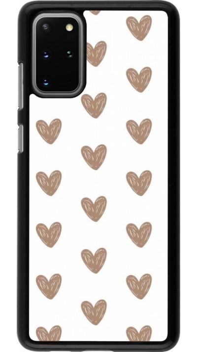 Samsung Galaxy S20+ Case Hülle - Autumn 2024 brown hearts