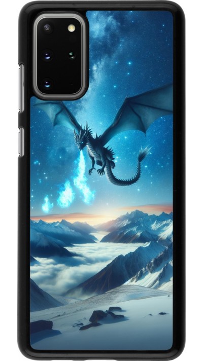 Samsung Galaxy S20+ Case Hülle - Drache nächtliche Berg