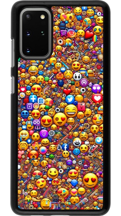 Samsung Galaxy S20+ Case Hülle - Emoji gemischt