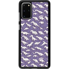 Samsung Galaxy S20+ Case Hülle - Mini-Dino-Muster violett