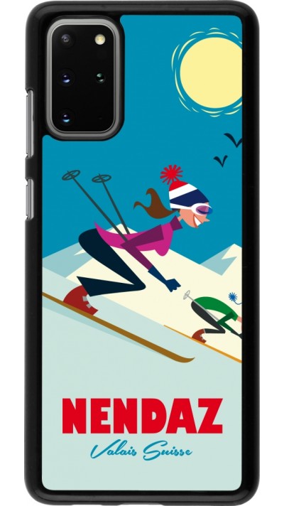 Samsung Galaxy S20+ Case Hülle - Nendaz Ski Downhill