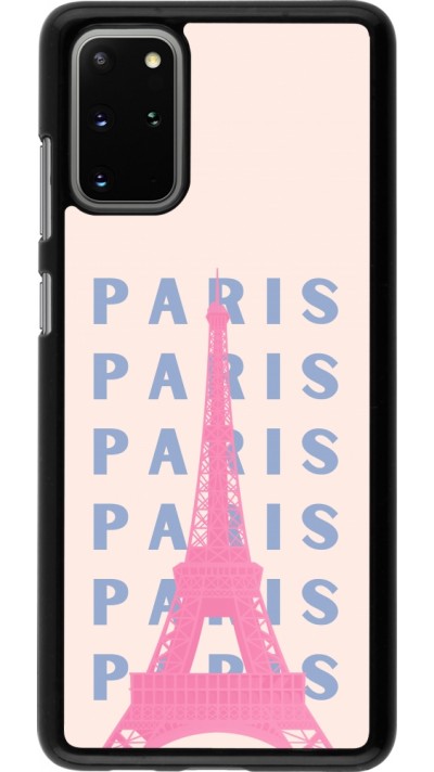 Samsung Galaxy S20+ Case Hülle - Paris Pink Print