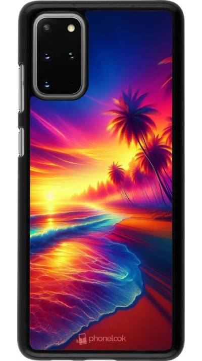 Samsung Galaxy S20+ Case Hülle - Strand Sonnenuntergang auffällig