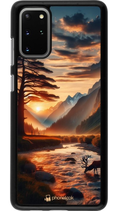 Samsung Galaxy S20+ Case Hülle - Tal Sonnenuntergang Hirsch Baum