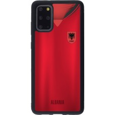 Samsung Galaxy S20+ Case Hülle - Silikon schwarz Albanien personalisierbares Fussballtrikot