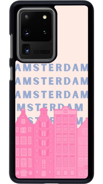 Samsung Galaxy S20 Ultra Case Hülle - Amsterdam Pink Print