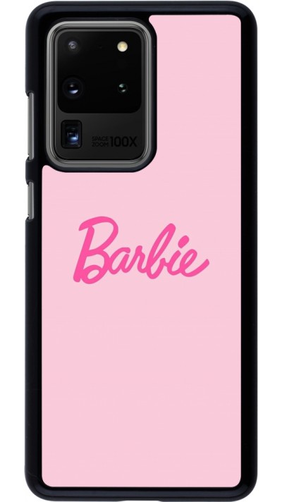 Samsung Galaxy S20 Ultra Case Hülle - Barbie Text