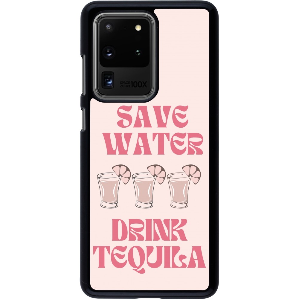 Samsung Galaxy S20 Ultra Case Hülle - Cocktail Save Water Drink Tequila