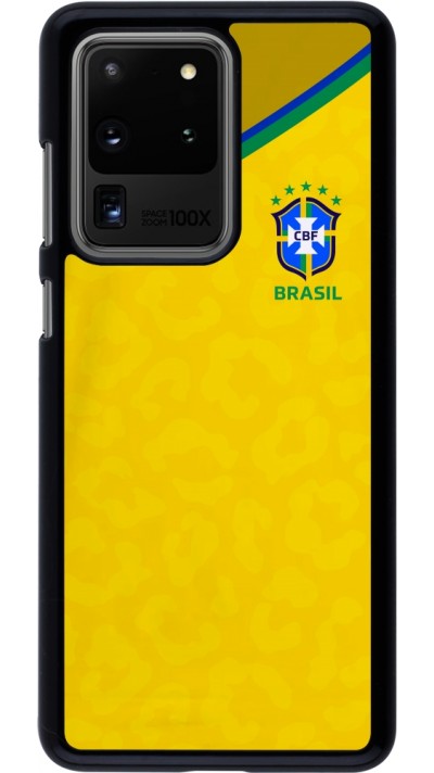 Samsung Galaxy S20 Ultra Case Hülle - Brasilien 2022 personalisierbares Fußballtrikot