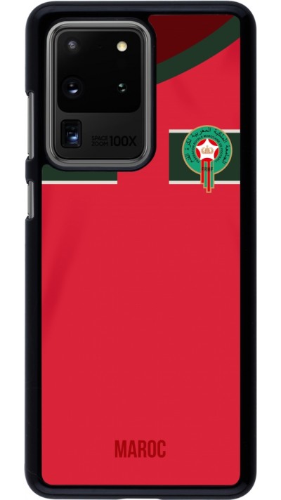 Samsung Galaxy S20 Ultra Case Hülle - Marokko 2022 personalisierbares Fussballtrikot