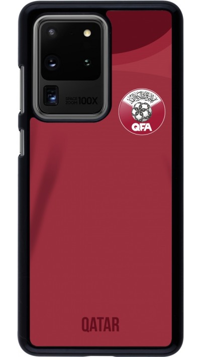 Samsung Galaxy S20 Ultra Case Hülle - Katar 2022 personalisierbares Fussballtrikot