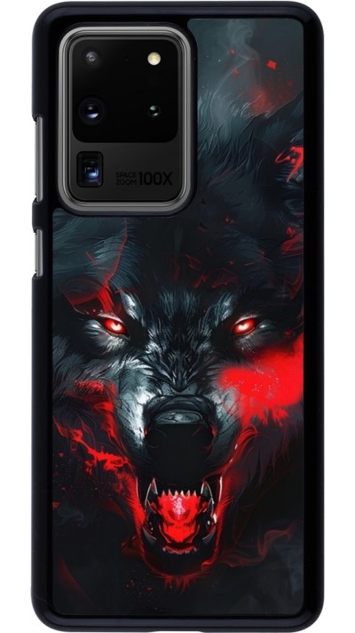 Samsung Galaxy S20 Ultra Case Hülle - Halloween 2024 mad werewolf