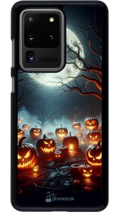 Samsung Galaxy S20 Ultra Case Hülle - Halloween 2024 Viele Kuerbisse