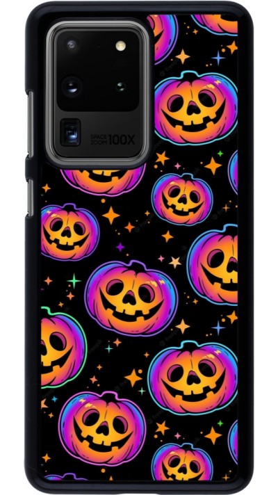 Samsung Galaxy S20 Ultra Case Hülle - Halloween 2024 rainbow pumpkins