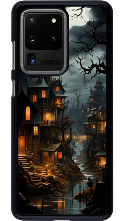 Samsung Galaxy S20 Ultra Case Hülle - Halloween 2024 scary town