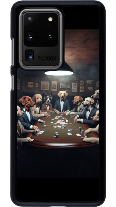 Samsung Galaxy S20 Ultra Case Hülle - Die Pokerhunde