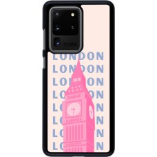 Samsung Galaxy S20 Ultra Case Hülle - London Pink Print