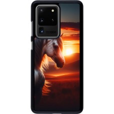 Samsung Galaxy S20 Ultra Case Hülle - Majestätischer Sonnenuntergang Pferd