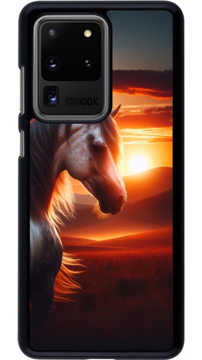 Samsung Galaxy S20 Ultra Case Hülle - Majestätischer Sonnenuntergang Pferd