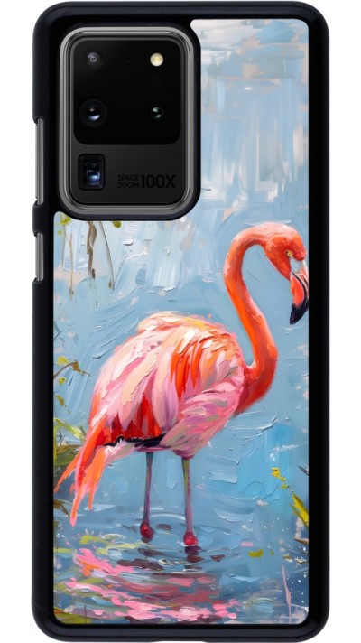 Samsung Galaxy S20 Ultra Case Hülle - Paint Flamingo