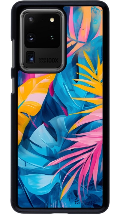 Samsung Galaxy S20 Ultra Case Hülle - Palms Blue