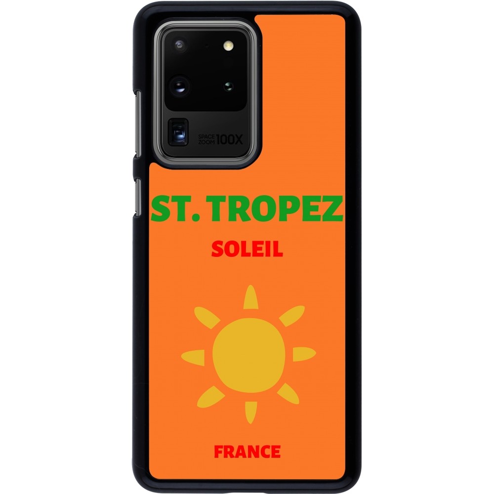 Samsung Galaxy S20 Ultra Case Hülle - Pop Summer Destination St-Tropez