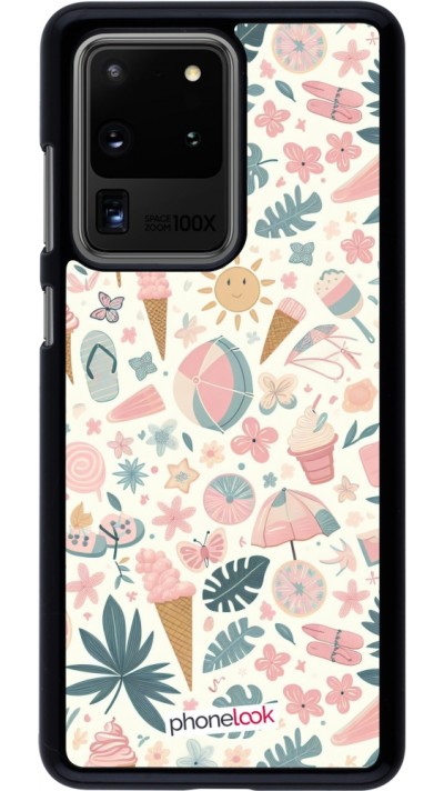 Samsung Galaxy S20 Ultra Case Hülle - Sommer Pink Muster