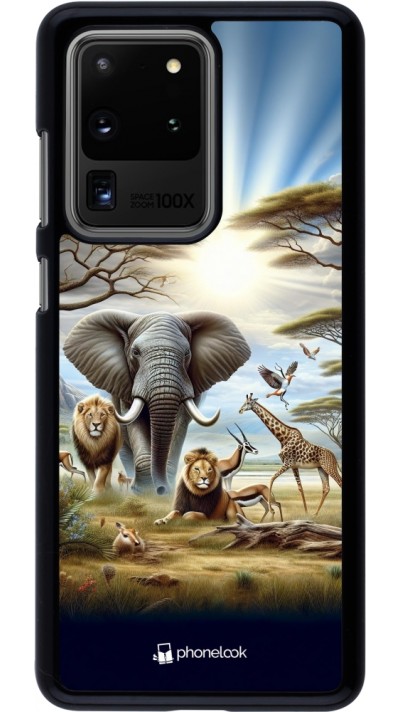 Samsung Galaxy S20 Ultra Case Hülle - Afrikanisches Wildleben