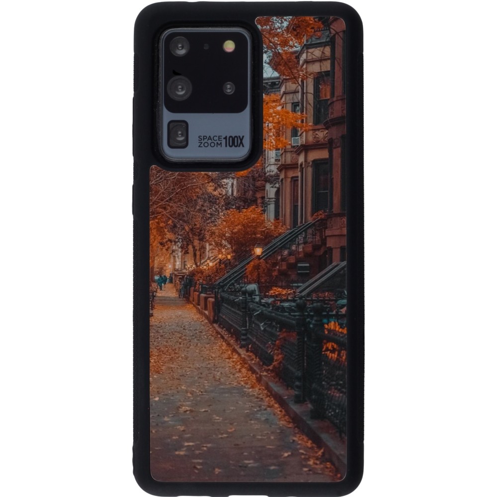 Samsung Galaxy S20 Ultra Case Hülle - Silikon schwarz Autumn 2024 city