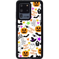 Samsung Galaxy S20 Ultra Case Hülle - Silikon schwarz Halloween 2024 trick or treat