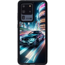 Samsung Galaxy S20 Ultra Case Hülle - Silikon schwarz BMW M4 Tokio Nacht