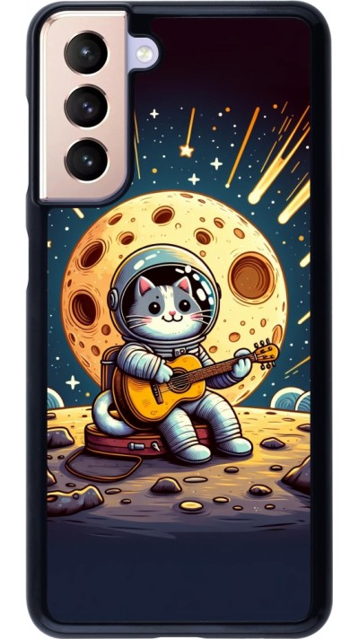 Samsung Galaxy S21 5G Case Hülle - AstroKatze RockMond